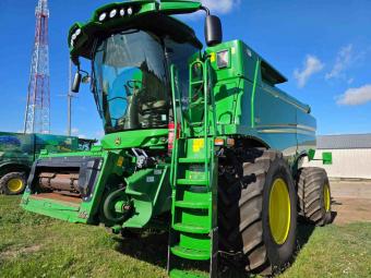 Комбайн John Deere S790 (2020 р.) +жатка 735D +транспортний візок (КОМПЛЕКТ)