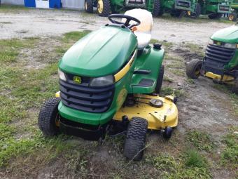 Газонокосилка John Deere x300 foto 8