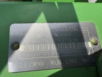 Жниварка зернова John Deere 925 Flex, під John Deere foto 2