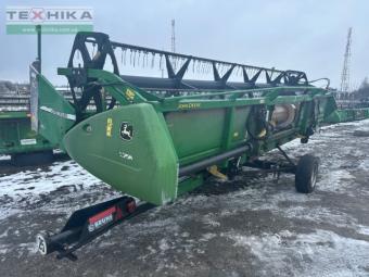 Жниварка John Deerе 625R  7,6м, візок BRUN, ріпаковий стіл Zurn