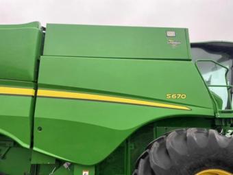 Комбайн John Deere S670 2012 р.в foto 8