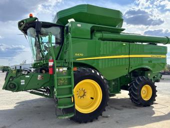 Комбайн John Deere S670 2014 р.в.