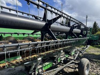 Жниварка JOHN DEERE 630X + транспортний візок 2019 р.в. foto 7