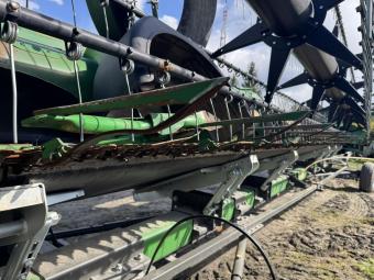 Жниварка JOHN DEERE 630X + транспортний візок 2019 р.в. foto 6