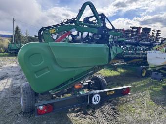 Жниварка JOHN DEERE 630X + транспортний візок 2019 р.в. foto 2