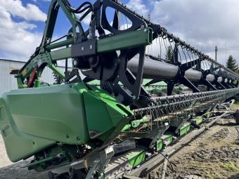 Жниварка JOHN DEERE 630X + транспортний візок 2019 р.в. foto 3