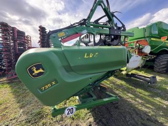 Жниварка JOHN DEERE 735X + транспортний візок 2020 р.в. foto 2