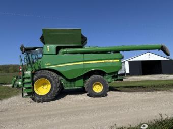 Комбайн John Deere S680 2017 року foto 3