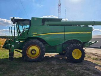 Комбайн John Deere S680 2014 рік foto 3