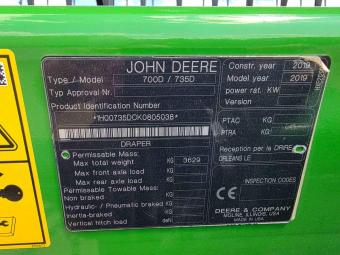 Комбайн John Deere S790 (2020 р.) +жатка 735D +транспортний візок (КОМПЛЕКТ) foto 76