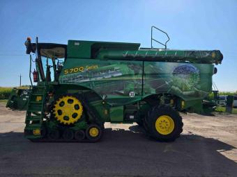 Комбайн John Deere S780 (2019 р.),+Жатка 630Х +транспортний візок (КОМПЛЕКТ) ( Нові гусениці) foto 4