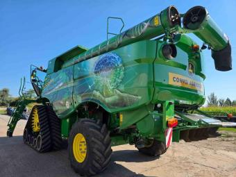 Комбайн John Deere S780 (2019 р.),+Жатка 630Х +транспортний візок (КОМПЛЕКТ) ( Нові гусениці) foto 6