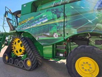Комбайн John Deere S780 (2019 р.),+Жатка 630Х +транспортний візок (КОМПЛЕКТ) ( Нові гусениці) foto 5