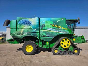 Комбайн John Deere S780 (2019 р.),+Жатка 630Х +транспортний візок (КОМПЛЕКТ) ( Нові гусениці) foto 9