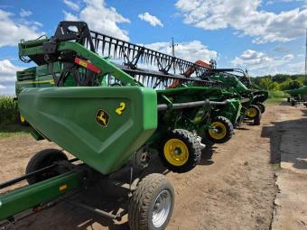Комбайн John Deere X9 R 1000 (2022 р.) +жатка HD40Х +транспортний візок (КОМПЛЕКТ) foto 114