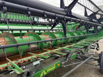 Жниварка JOHN DEERE 735X (2021 р.в.) +транспортний візок Ziegler foto 4