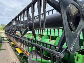 Жниварка JOHN DEERE 635X (2019 р.в.) +транспортний візок Zurn foto 11