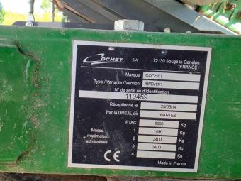Жниварка JOHN DEERE 630X  2019 р. + транспортний візок COCHET 4WD/11/1 foto 48