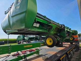 Жниварка JOHN DEERE 735D  2019 р. + транспортний візок THYREGOD A/S DK 7323 foto 28