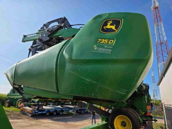 Жниварка JOHN DEERE 735D  2019 р. + транспортний візок THYREGOD A/S DK 7323 foto 29