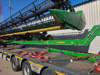 Жниварка JOHN DEERE 735D  2019 р. + транспортний візок THYREGOD A/S DK 7323 foto 24