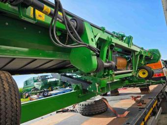 Жниварка JOHN DEERE 735D  2019 р. + транспортний візок THYREGOD A/S DK 7323 foto 30