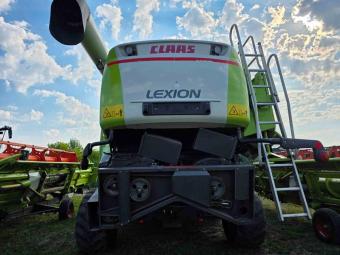 Комбайн Claas Lexion 580, 2005 р., жниварка V900, транспортний візок ( Комплект ) foto 5